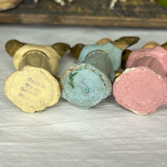 Vintage Nativity Made In Germany Some Figures in Italy, some unmarked 18 pieces - Picture 9 of 14